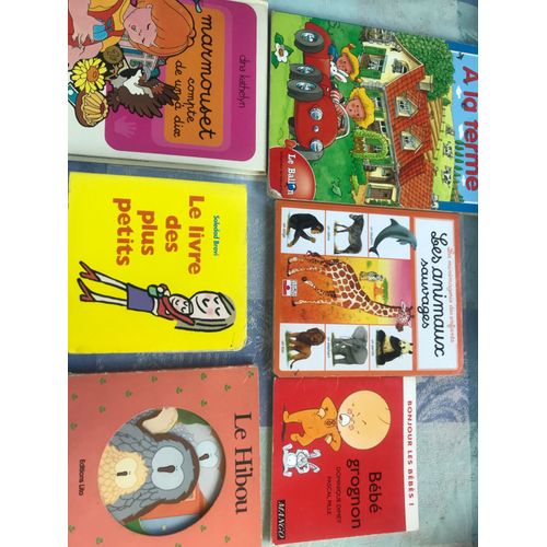 Max Et Line À La Ferme / Les Animaux Sauvages - Bébé Grognon - Marmouset Compte De Un À Dix- Le Livre Des Plus Petits - Le Hibou