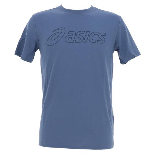 Tee Shirt Manches Courtes Asics Asics Logo Ss Tee Bleu Pétrole