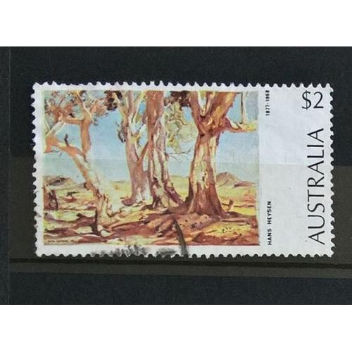 Australie, Timbre-Poste Y & T N° 532 Oblitéré, 1974 - Hans Heysen