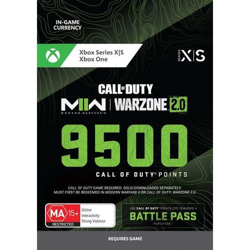 9500 Modern Warfare Ii Or Call Of Duty Warzone 20 Points Xbox Live