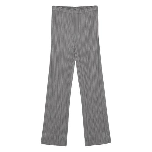 Issey Miyake - Trousers > Straight Trousers - Gray