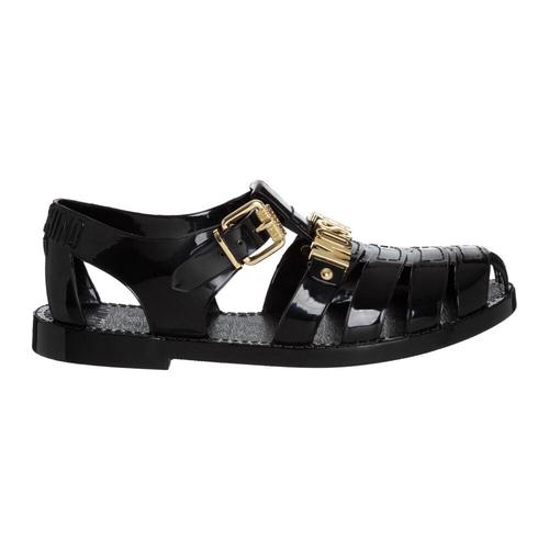 Moschino - Shoes > Sandals > Flat Sandals - Black