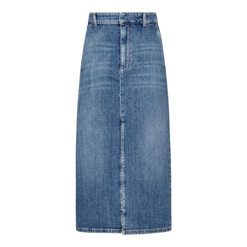 Marella - Skirts > Denim Skirts - Blue