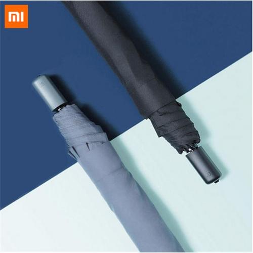 Parapluie pliant Xiaomi 90FUN Tube en alliage d'aluminium Protection solaire pratique Coupe-vent Imperméable Non-automatique Unisexe Parapluies pluvieux et ensoleillés - Noir