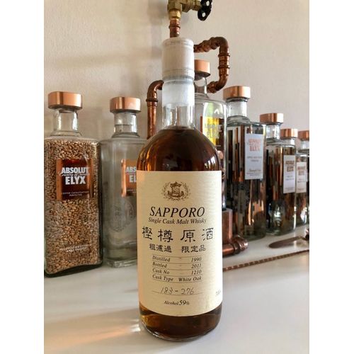 Whisky Sapporo Single Cask Malt Whisky 1990