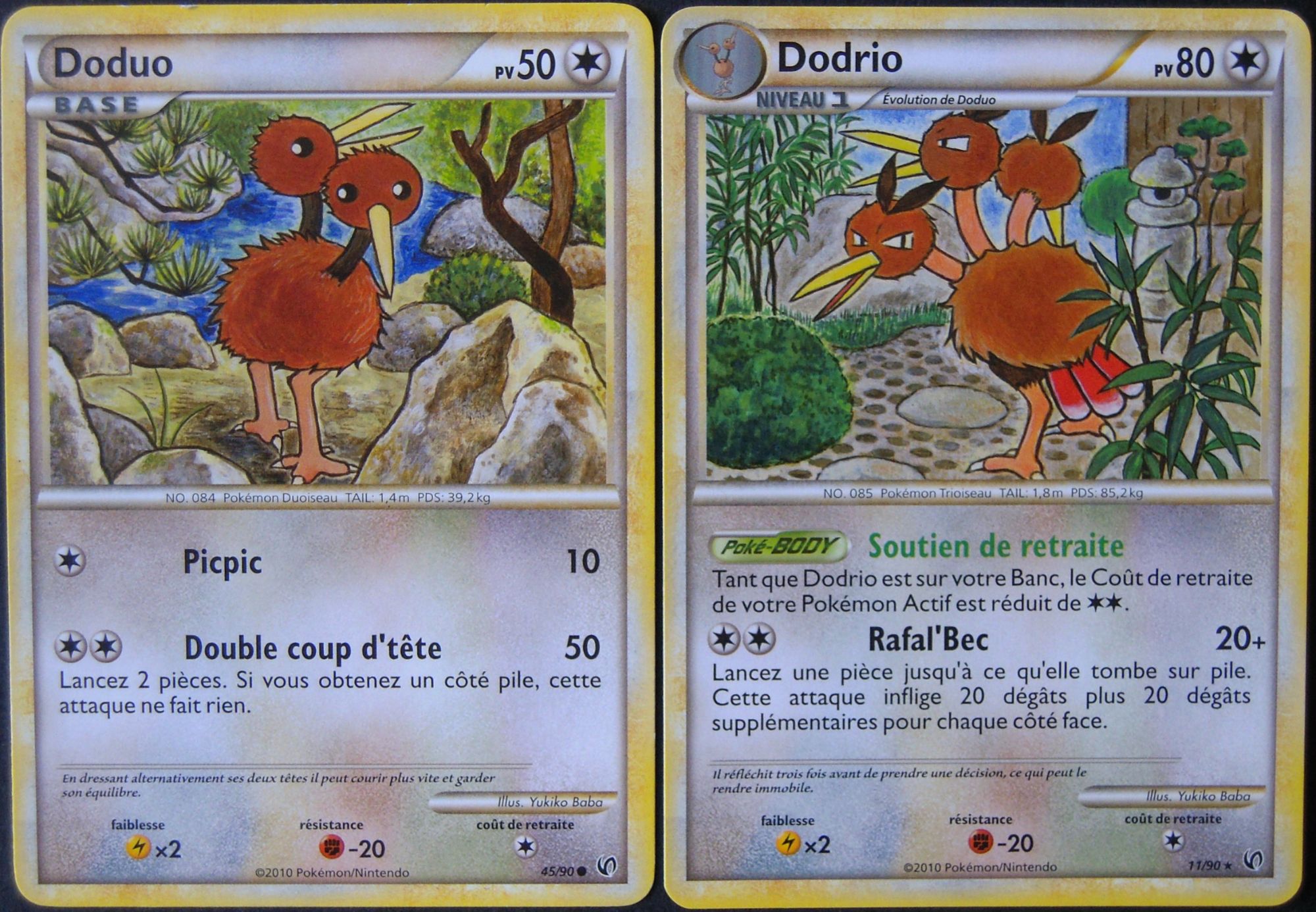 Indomptable - Doduo (45) + Dodrio (11/90)