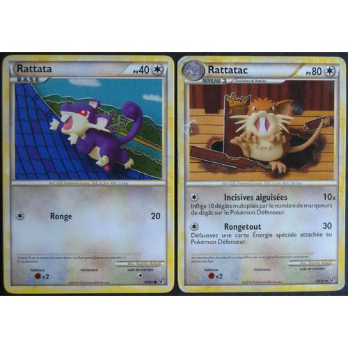 Indomptable - Rattatac (34) + Rattata (64/90)