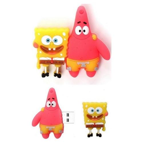 Clé USB Pendrive Pen Drive Pendrive 64 Go - Hi-speed 2.0 - Bob Esponja con Patricio (Sponge Bob - Bob l'éponge)