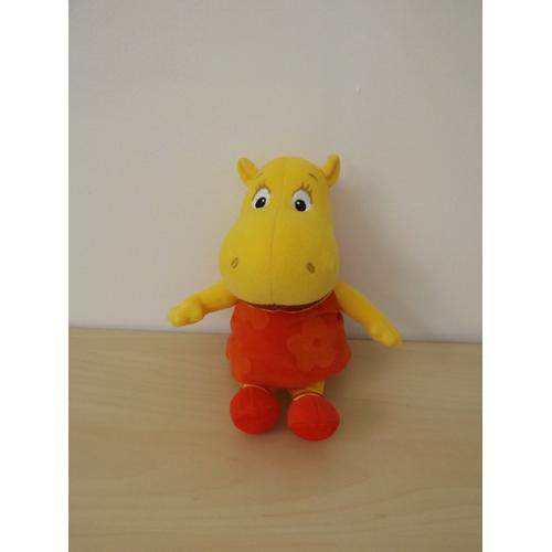 Peluche Hippopotame Jaune Robe Rouge Ty