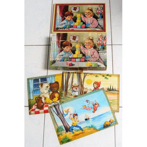 Cubes Ortf : Nounours (Nicolas Et Pimprenelle) - Peter Pan... - Années 60