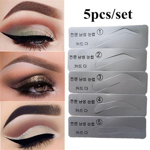 Modèle De Sourcil Réutilisable Pochoir Maquillage À Réaliser Soi-Même Modèle De Sourcil Shaper Guide De Sourcils Toilettage Carte De Gabarit Maquillage Outil De Beauté