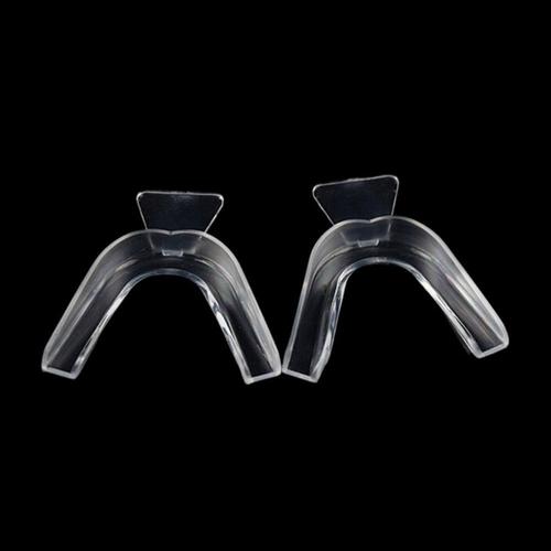 Vente Chaude 1 Paire De Nouveaux Plateaux De Blanchiment De Bouche Thermoformage Transparent Dents Dentaires Équipement Dentaire Blanc