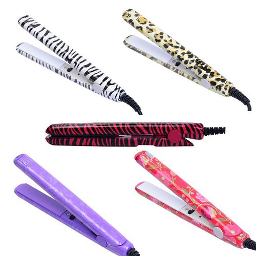 Outils De Coiffure De Salon 100-240v Fers À Défriser Les Cheveux Professionnels Fer À Friser Avec Ue Plug Adaptateur Lisseur