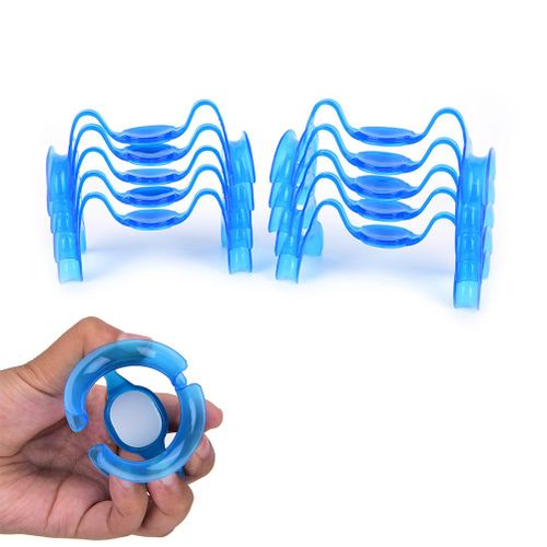 M Type Ouvre-Bouche Écarteur De Joue Dents Blanchissant Dentaire Bleu 10 Pièces Blanc