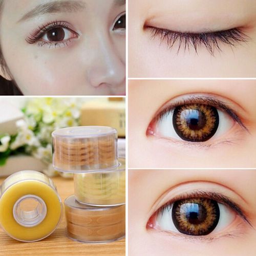 Nouveau 300 Paires Couleur Chair Paupières Bandes Oeil Parler Double Paupière Technique Yeux Maquillage Autocollants Pour Dame Beauté Outils