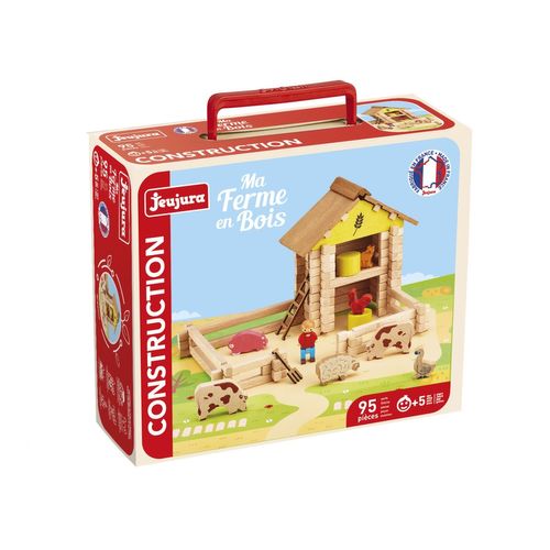 Jeu De Construction Ma Ferme En Bois - 95 Pieces