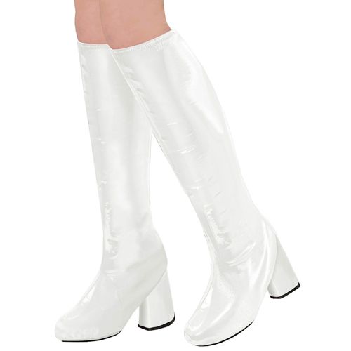 Surbottes Rétro Années 60 Blanches Taille Unique