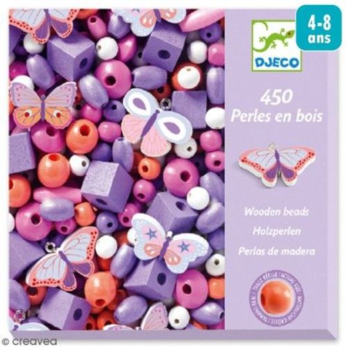 Perles En Bois Foison De Perles Papillons