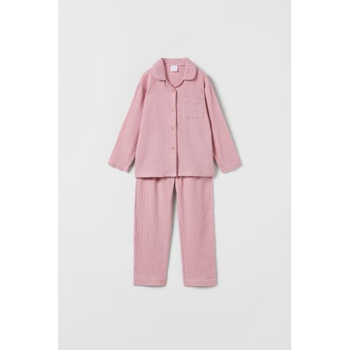 Enfants / Pyjama Motif Cachemire Rose Clair (Zara)