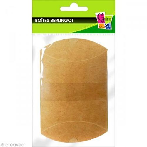 Boîte Cadeau Berlingot 7,7 X 12,3 Cm - Kraft