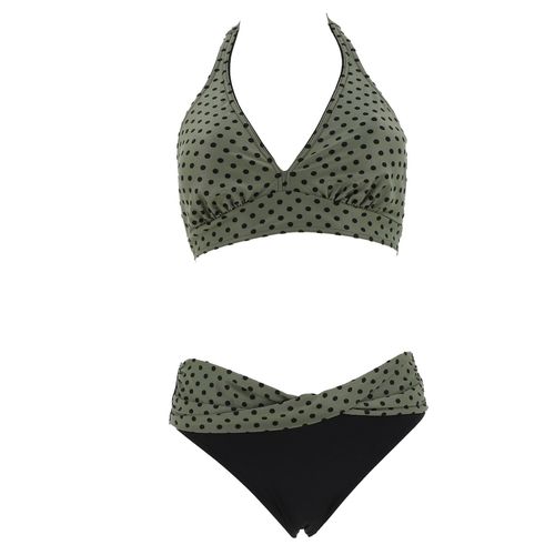 Maillot De Bain 2 Pièces Grain De Sable Milly P+Bali Punto 2p Kaki