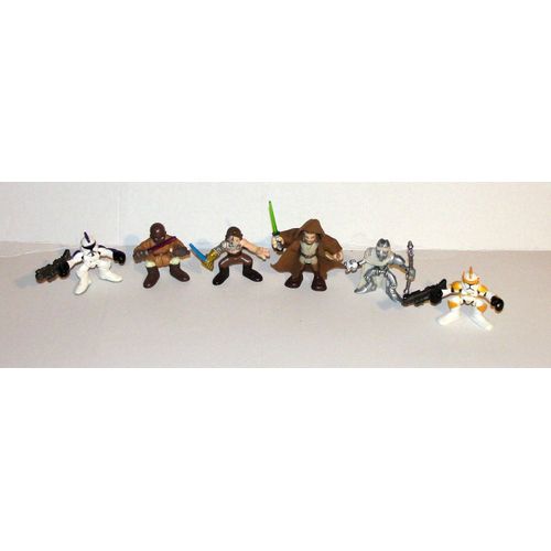 Figurine Star Wars Lfl Lot De 6 Petites Figurines De Differents Personnages