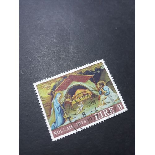 Timbre Irlande Noël Nativite 1976 Tp19