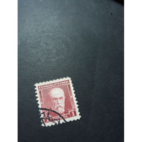 Timbre Tchécoslovaquie 1930 Oblitere Tp19