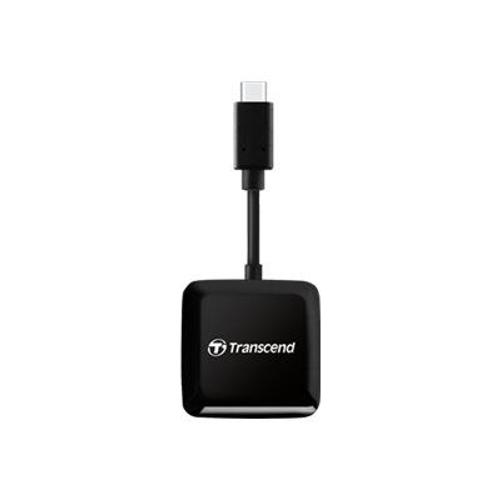 Transcend RDC3 - Lecteur de carte (microSD, microSDHC UHS-I, microSDXC UHS-I, SD, SDHC UHS-I, SDXC UHS-I) - USB-C 3.2 Gen 1