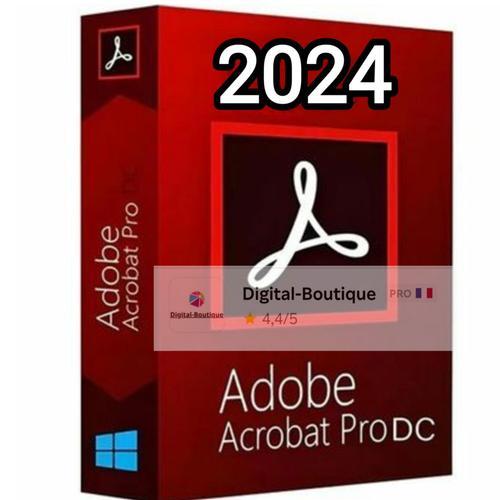 Acrobat Pro Dc (Nouvelle Version) /Activation Avie -Pour Windows {Digital-Boutique}