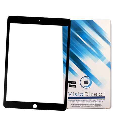 Vitre Ecran Tactile Pour Ipad 7 Noir A2197/A2198/A2200 Taille 10.2"