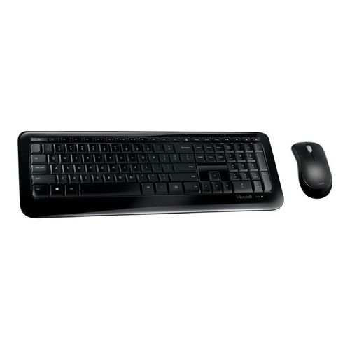 Bureau sans fil Microsoft 850 - Ensemble clavier et souris - sans fil - 2.4 GHz - Allemand