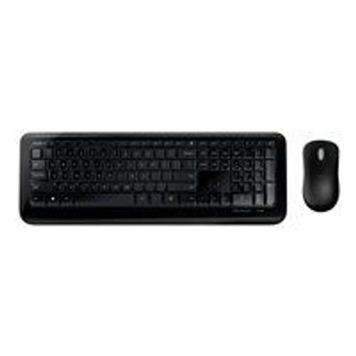 Bureau sans fil Microsoft 850 for Business - Ensemble clavier et souris - sans fil - 2.4 GHz - Anglais