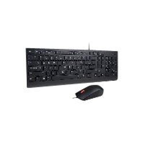 Lenovo Essential Wired Combo - Ensemble clavier et souris - USB - R.-U.