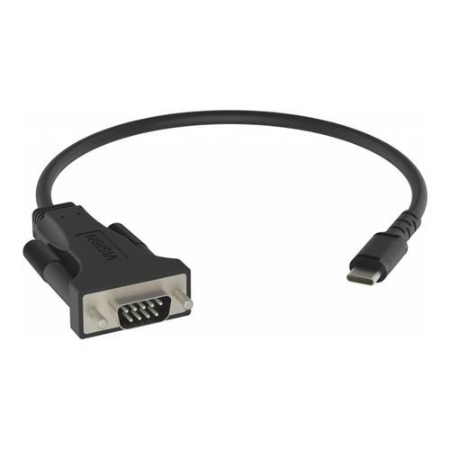 Vision Professional - Adaptateur série - 24 pin USB-C (M) pour DB-9 (M) - noir