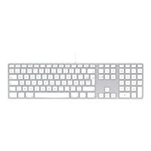 Apple Keyboard with Numeric Keypad - Clavier - USB - Français