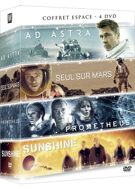 Ad Astra + Seul Sur Mars + Prometheus + Sunshine - Coffret 4 Films