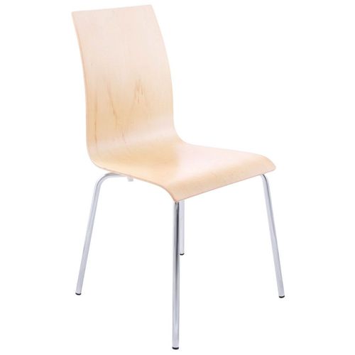 Chaise De Salle À Manger Design 'espera' En Bois Finition Naturelle