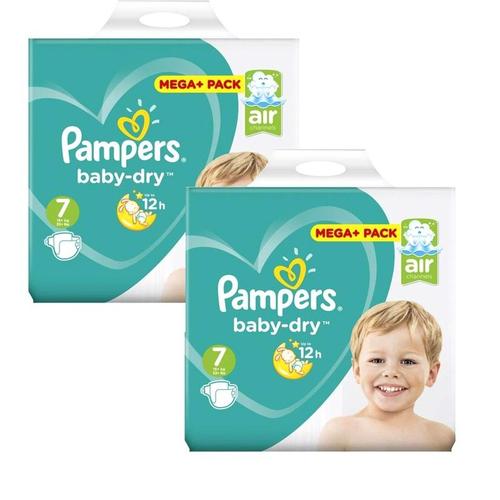 Pampers 60 Couches Bebe Taille 7 Baby Dry Rakuten