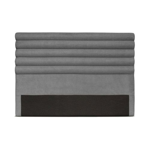Tête De Lit En Tissu Luca - Gris, Largeur - 140 Cm