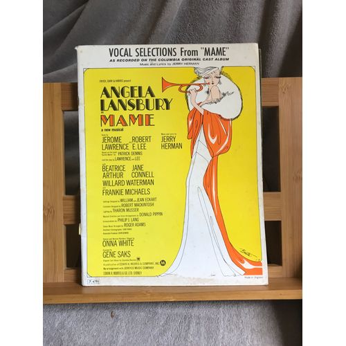 Jerry Herman Mame Comédie Musicale Partition Chant Piano Éd. Edwin H. Morris