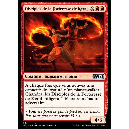 Disciples De La Forteresse De Keral - Mtg - Deck Arpenteur M2021 - U - 334