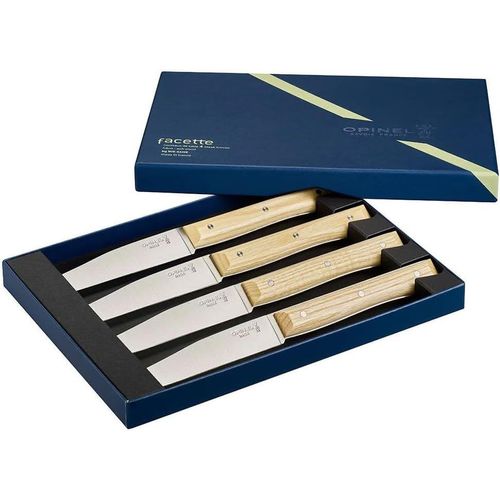 Opinel Lot De 4 Couteaux De Table, Frêne