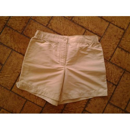 Short Decathlon Beige Clair T.38 Neuf ***