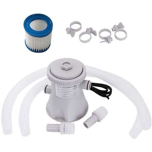Rechange Pompe de Filtre de Piscine de 300 Gallons Accessoires de piscine avec élément de Filtre Amovible