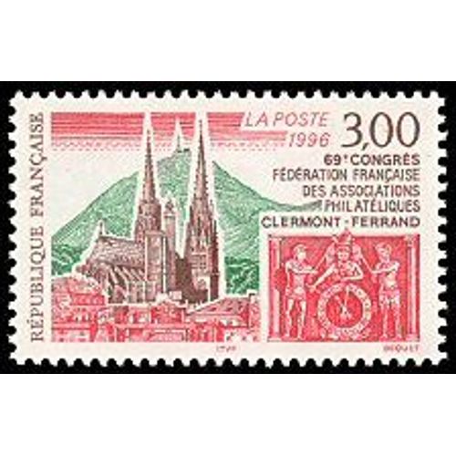 Clermont Ferrand 69ème Congrès De La Fédération Française Des Associations Philatéliques