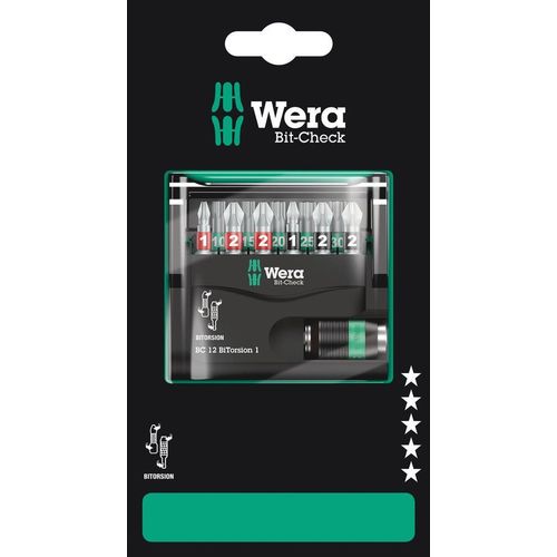 Wera Bit-Check 12 BiTorsion 1 SB - 05136385001