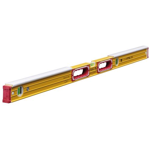 Stabila Niveau à bulle Type 196-2 K, 122 cm, avec protection incassable contre les coups - 16406