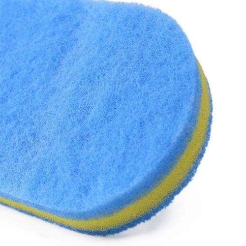 Brosse de nettoyage en éponge bleue, salle de bain, cuisine, verre, mur, accessoires ménagers