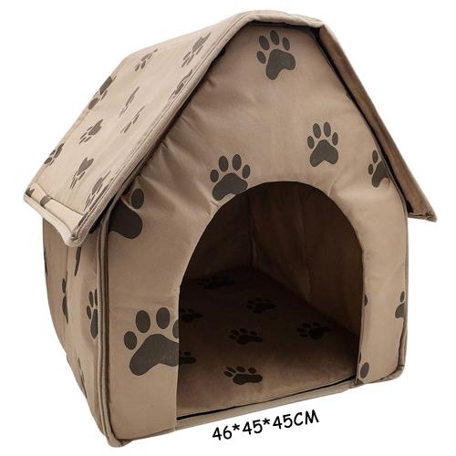 Tente de nid pour animaux de compagnie, abri d'extérieur étanche et épais pour chat et chien, lit pliable et chaud pour l'hiver, niche pour chiots et chatons